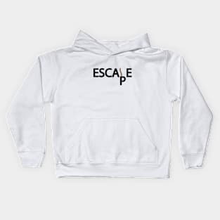 Escape escaping - creative design Kids Hoodie